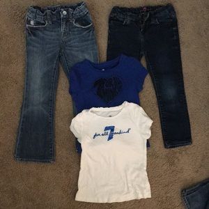 Lot of 7 for all mankind little girls clothes